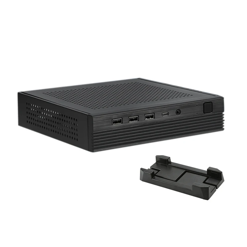 TX06 Mini HTPC ITX Case Typec Desktop Back Mount Mini Chassis