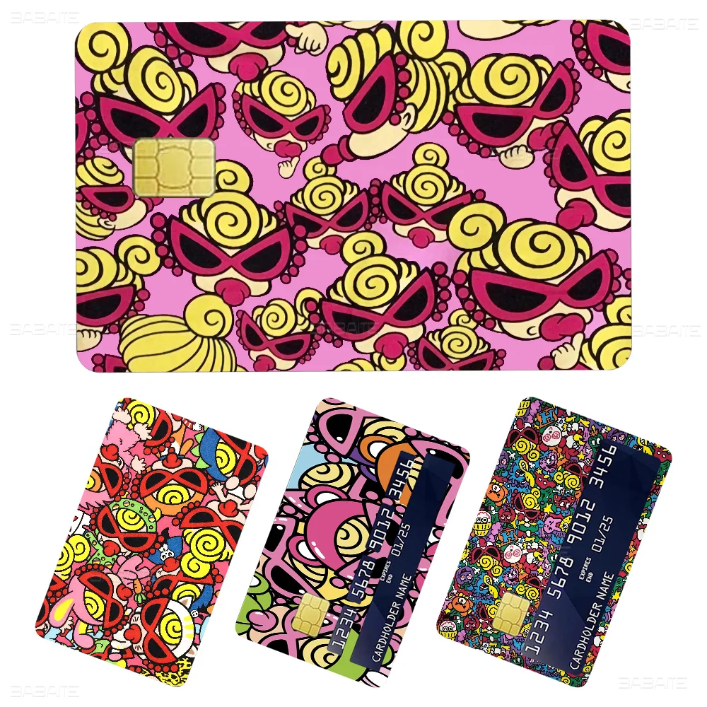 Japan Fashion hysteric mini Game Film Cover Sticker Case for Small Chip Credit Debit Card Front Side