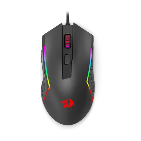 Redragon M616 RGB Gaming 10000 DPI Wired Optical 6 Programmable Buttons 8 Backlit Modes Software Supports DIY Keybinds Mouse