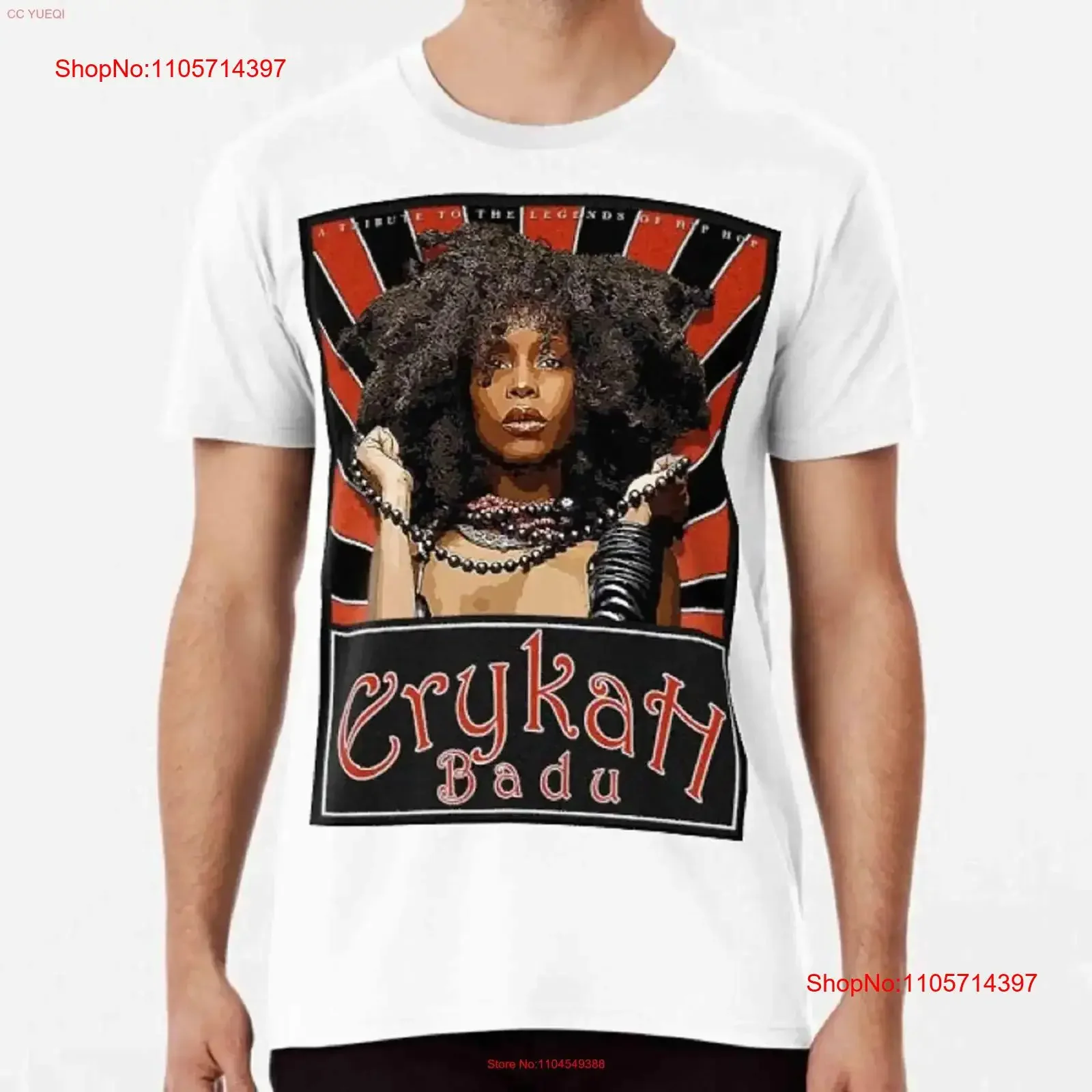 Erykah Badu Next Lifetime Music Classic T shirt vintage Washed Versatile streetwear Stretched Stylish fashion