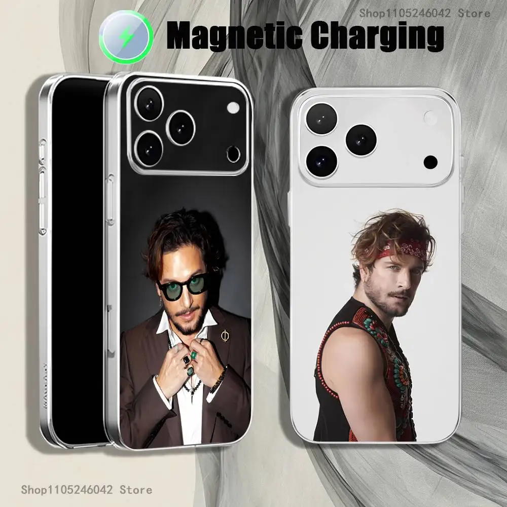 

M-Manuel Carrasco Shockproof Transparent White Phone Case For iPhone 17,16,15,14,13,12,11,Pro,Max Magnetic Wireless Charging