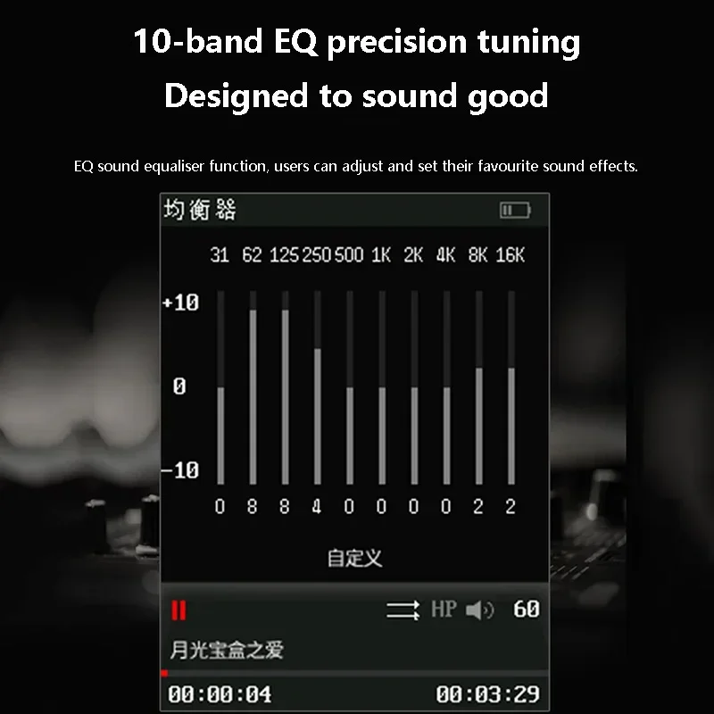 하이엔드 무손실 음악 플레이어, MP3, ES9028Q2M, DAC 64 비트, 768KHz, 워크맨 지지대, DSD512, APTX, 양방향 블루투스