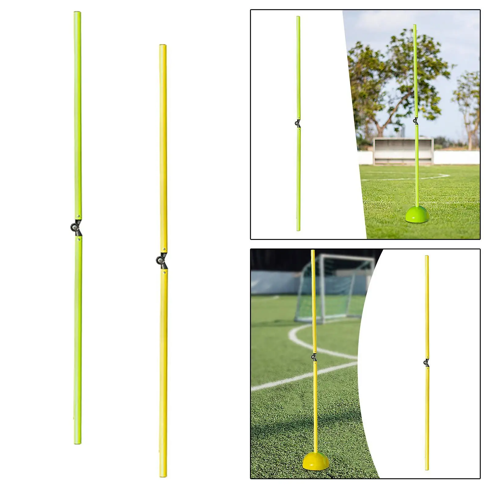 Calcio Agility Pole Football Soccer Training Supply Portable Strong