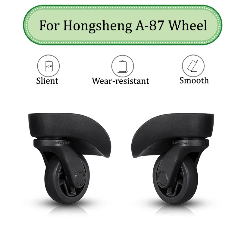 

For Hongsheng A-87 Universal Wheel Trolley Case Wheel Replacement Luggage Pulley Sliding Casters Slient Wear-resistant Repair