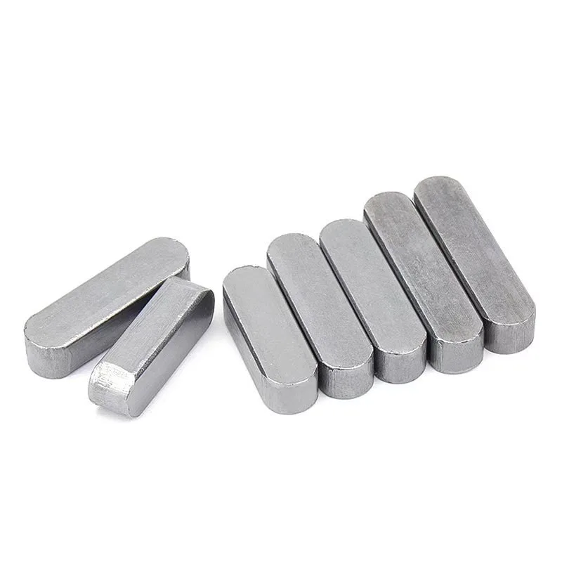 M8 M10 M24M25 A3 Steel A2 Parallel Key Round Ended Drive Shaft Flat Keyway Pin GB1096