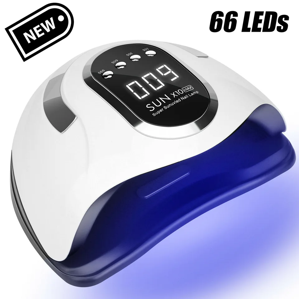 X10 Lámpara de Uñas UV Inteligente por Inducción Secado Rápido Lámpara de Fototerapia para Esmalte de Uñas Gel Herramienta Profesional de Manicura 5