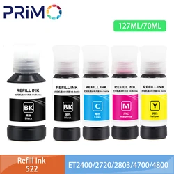 522 T522 Refill Dye Ink Bottles Replacement For Epson 522 ET2400 ET2700 ET2720 ET2750 ET2800 ET2803 ET3700 ET3750 ET4700 ET4750