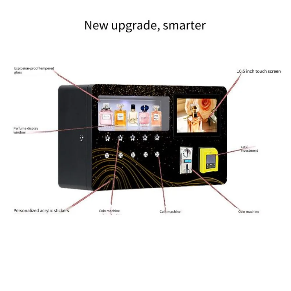 Brand-Exclusive Perfume Vending Machine, Self-Service Fragrance Selector with Card/QR Payment