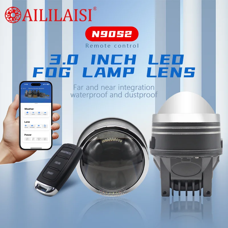 3.0Inch Led Fog Light Projecto - Laser Focus Lens recension och pris