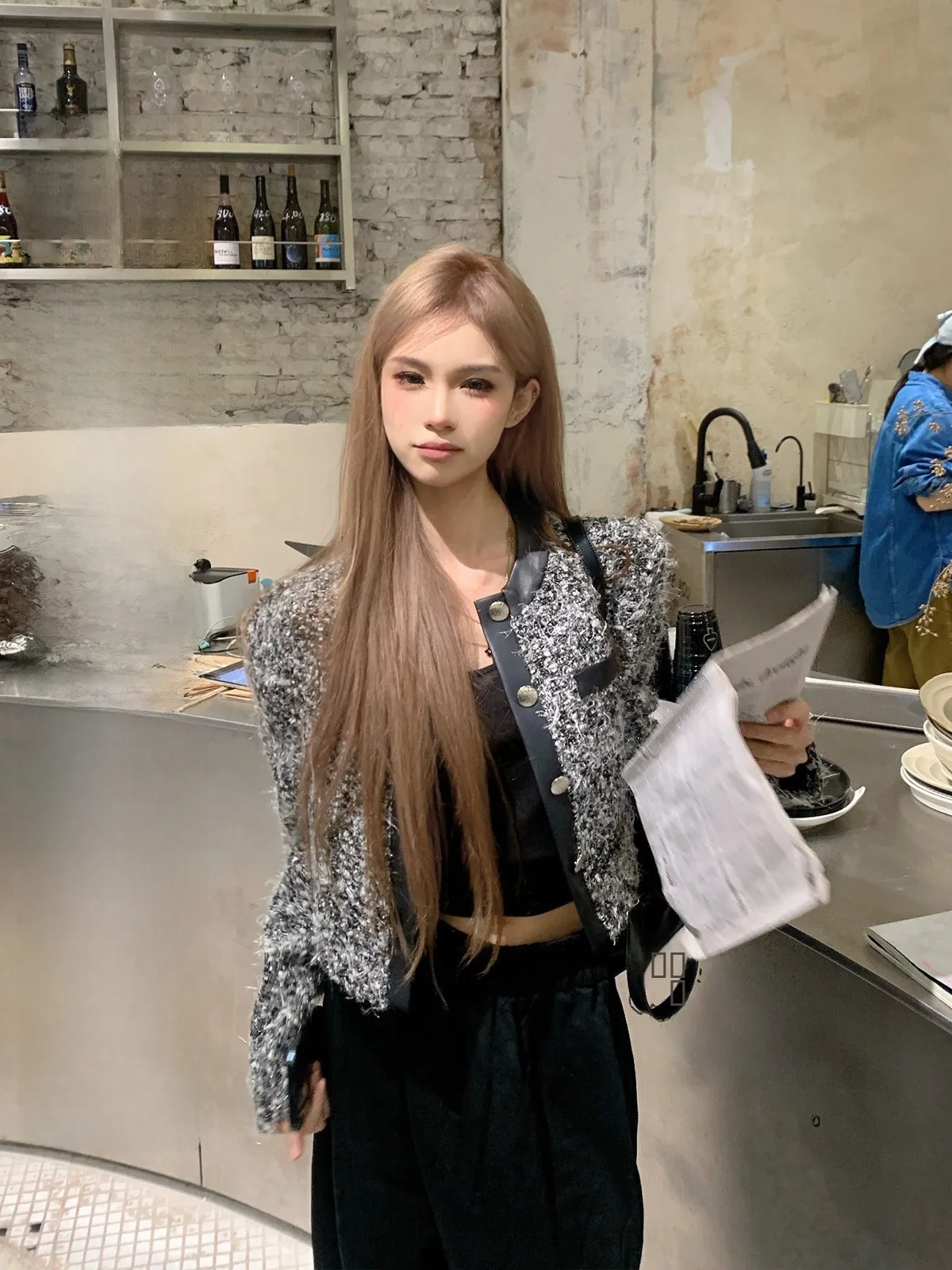 

Faionable ey Small Fraance Sle Women's Jaet Sweet Simp Pie Memory Aroma High-End Aosphere Commute Sle Button ...