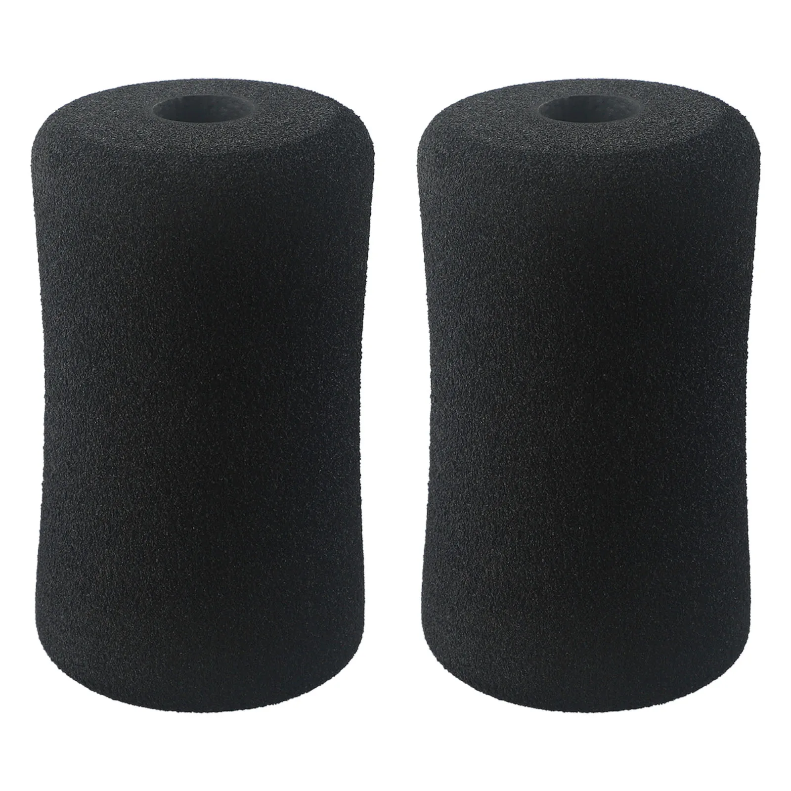 Gym Exercise Foot Pads For Weight Bench Machines Equipments Black Foam Foot Pads Foam Rollers 130x70x20MM 2pcs