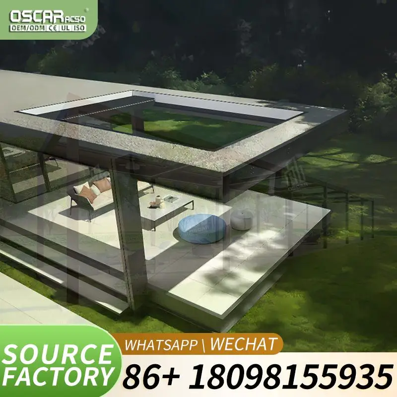 New Design Waterproof Aluminum Pergola for Sunroom Car Parking Outdoor Use pergola