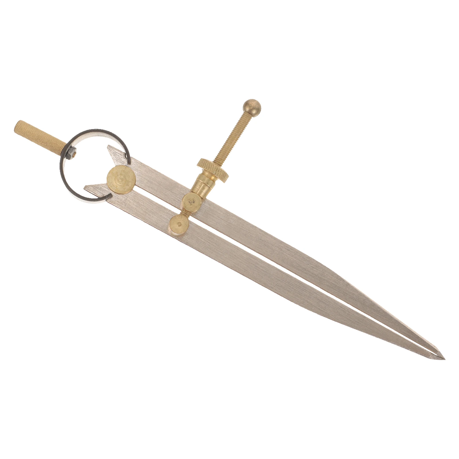 

Metal Compass 150MM 6 Inch Leatherwork Edger Woodworking Dividers Marking Gauges Craft Handmade Tools Craft Compasses