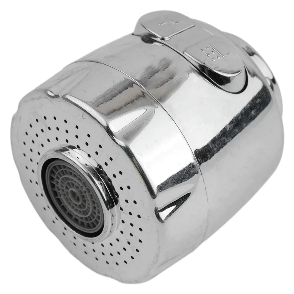 주방 수도꼭지, 흐르는 물 스프레이 기능, 스테인리스 스틸 버블러, 360 ° 회전, 물 튀김 방지