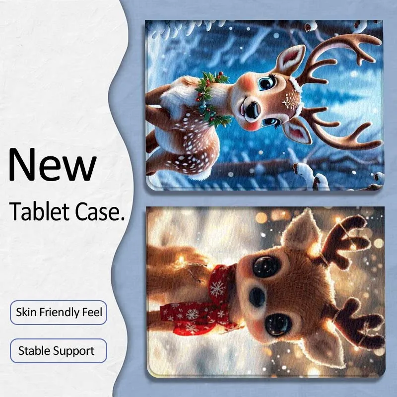

Deer Cartoon Popular Cool Gift For Samsung Galaxy Tab A7 A A8 A9 A11 S6 S11 10.1 10.4 10.5 Inch Lite PLus Soft Tablet Case
