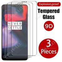 3PCS For OnePlus 6 Tempered Glass Protective On OnePlus6 One Plus 1+6 A6000, A6003 6.38\