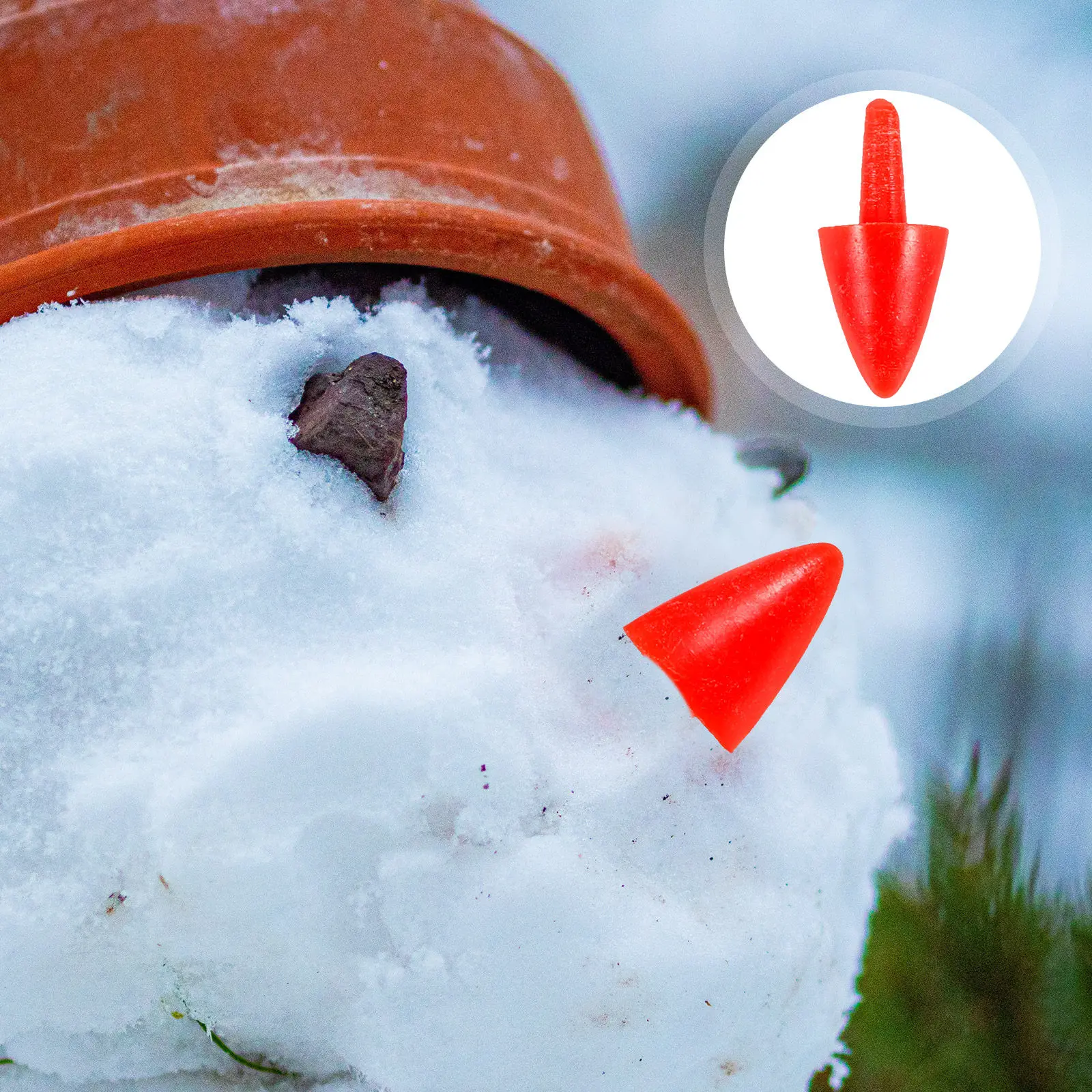 

200 шт. пластиковых носов для снеговиков, аксессуары для изготовления снеговиков своими руками, материалы для рождественского декора, товары для рукоделия, украшения на Рождество