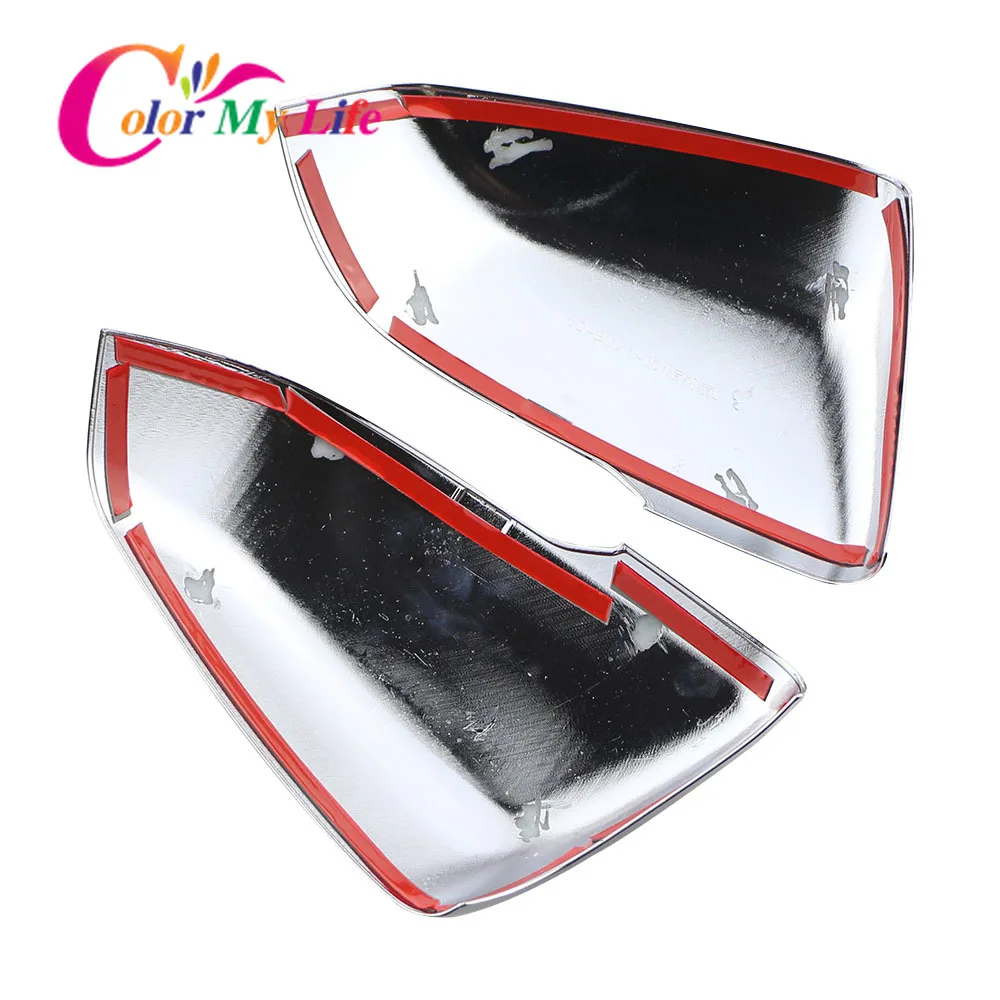 لسيارات BMW X1 F48 2016-2022 غطاء مرآة الرؤية الخلفية للسيارة ABS 2 قطعة مرايا الأبواب الجانبية ملحقات حماية الكسوة