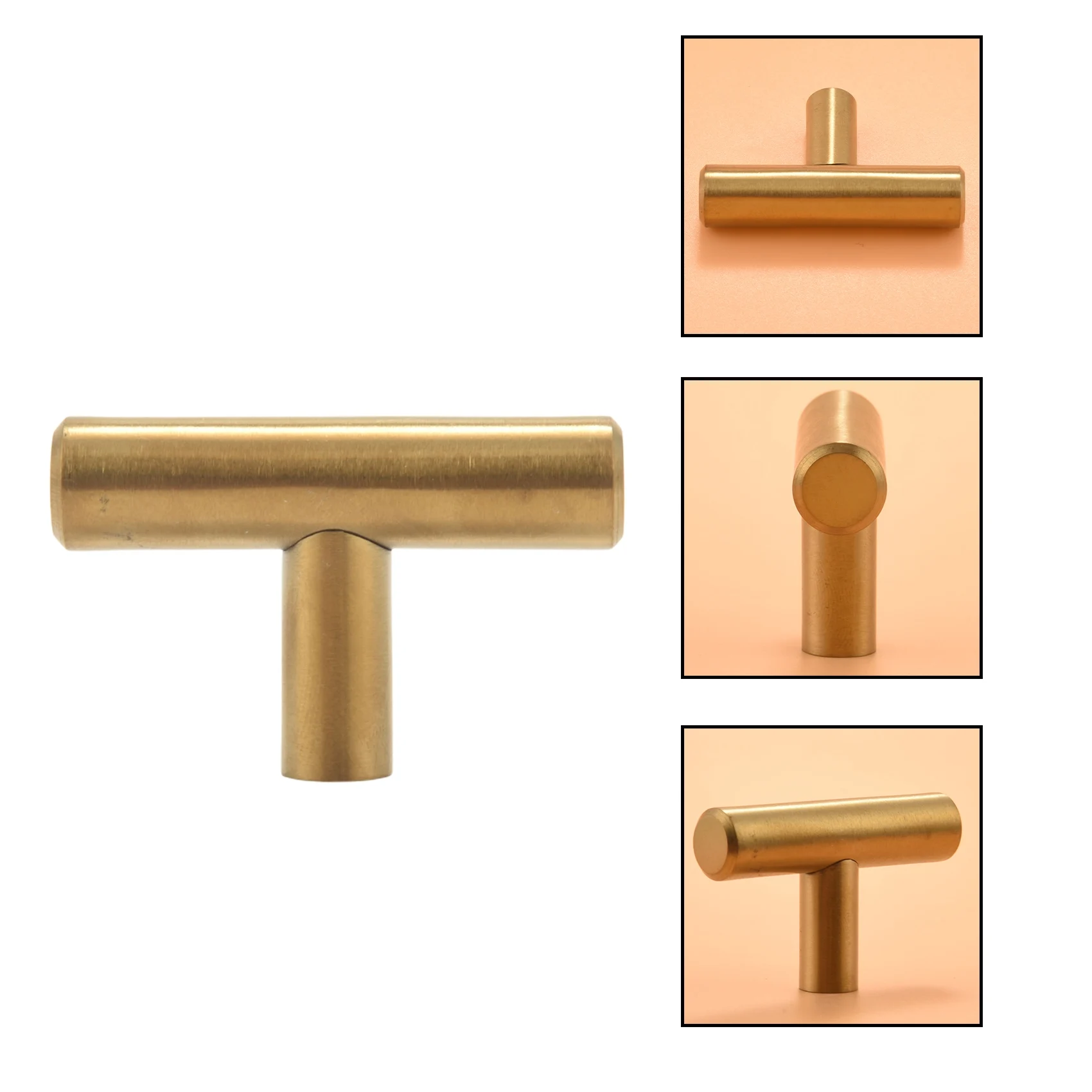 easter baskets with handles 10 Pack Single Hole Gold Cabinet Knobs and Pulls Door Cupboards Bedroom Furniture Handles 50mm/2in O