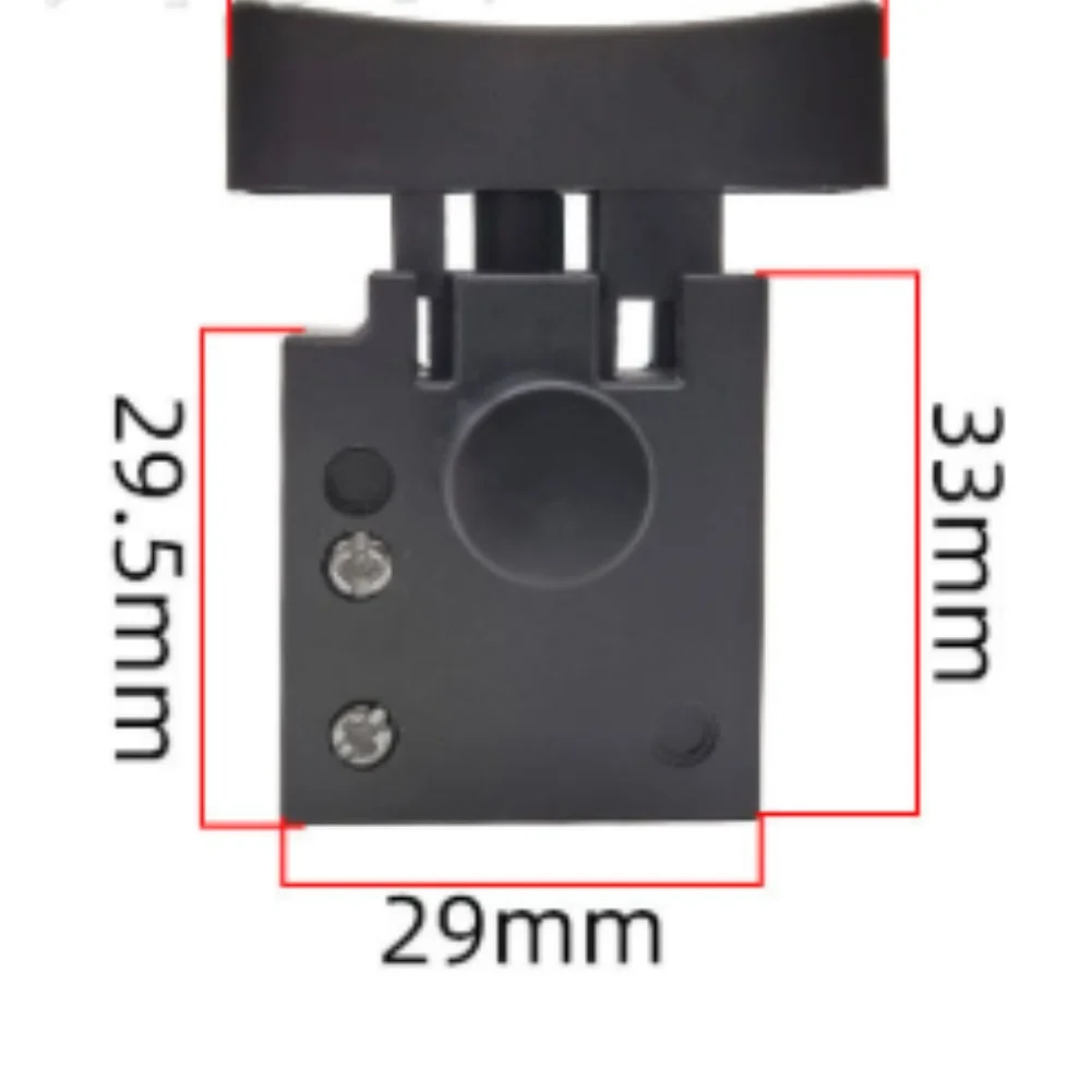 for Power Switch Replacement for Angle Grinder Tools 40mm Mounting Metal Plastic Build 12A 125VAC Electrical Performance Rating