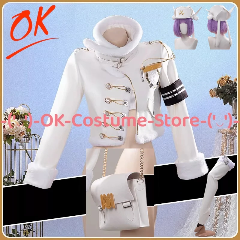 

[Customized Size] Goddess Blanc Cosplay Costume Bag Hat Lucky Express Christmas Bunny Girl Outfit Halloween Party Uniform Suit