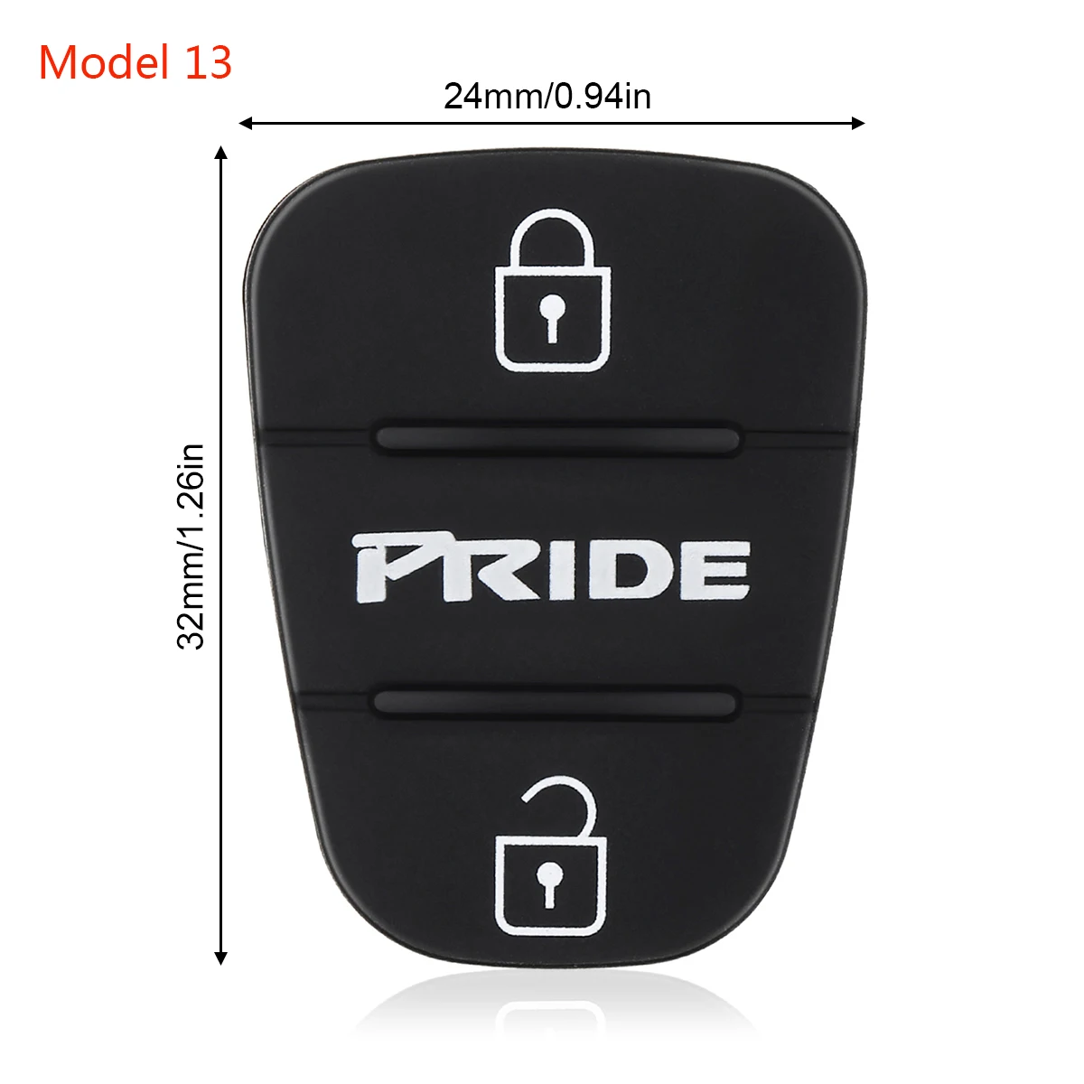 3 Buttons Remote Car Key Shell Fob Rubber Pad for Hyu-ndai Solaris Accent Tuc-son l10 l20 l30  IX35 K-ia K2 K5 Rio Car Key Case