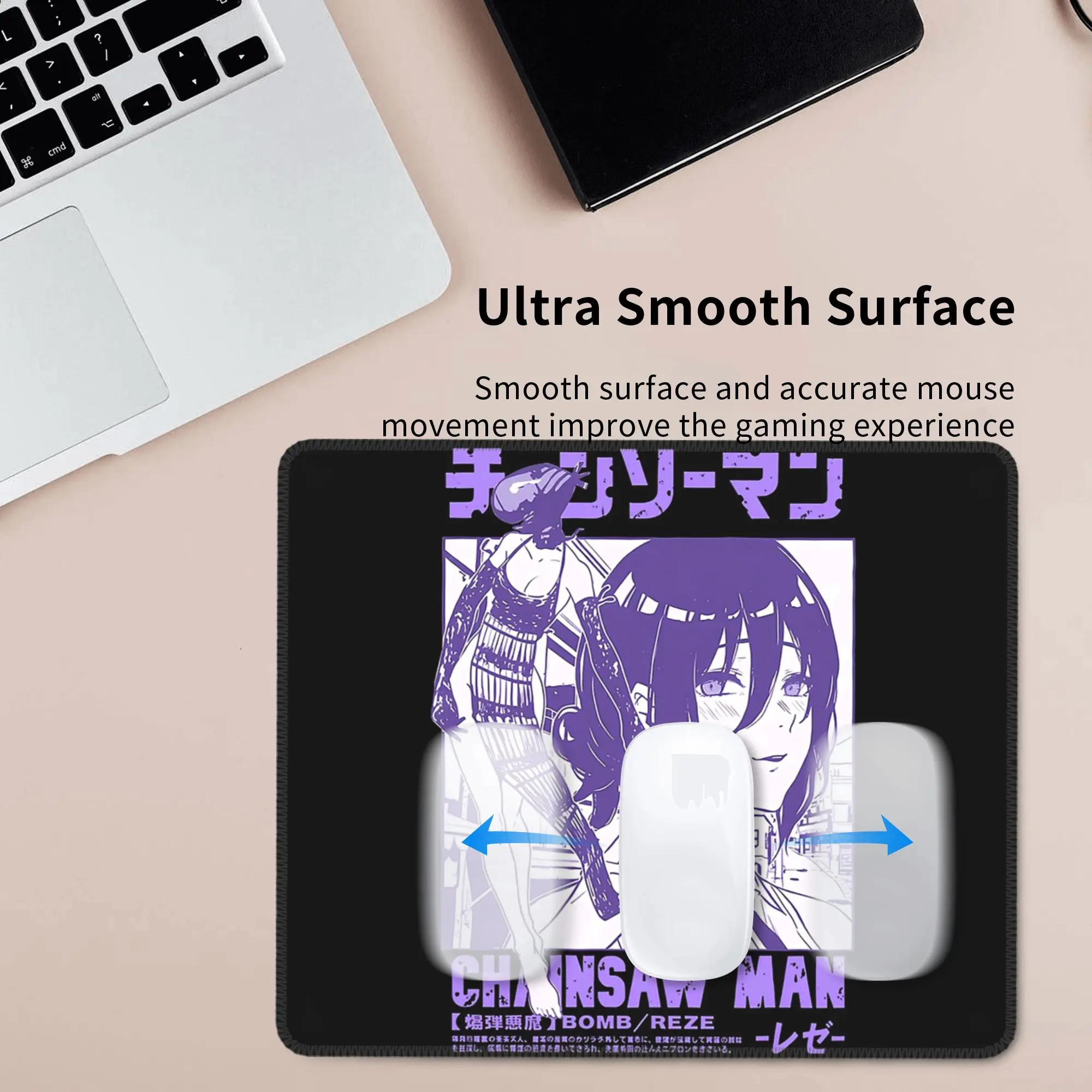 Anime Chainsaw Man Reze Mouse Pad Computer Keyboard Mouse Mat Gaming PC Laptop Desk Mat Office Accessories Table Mats