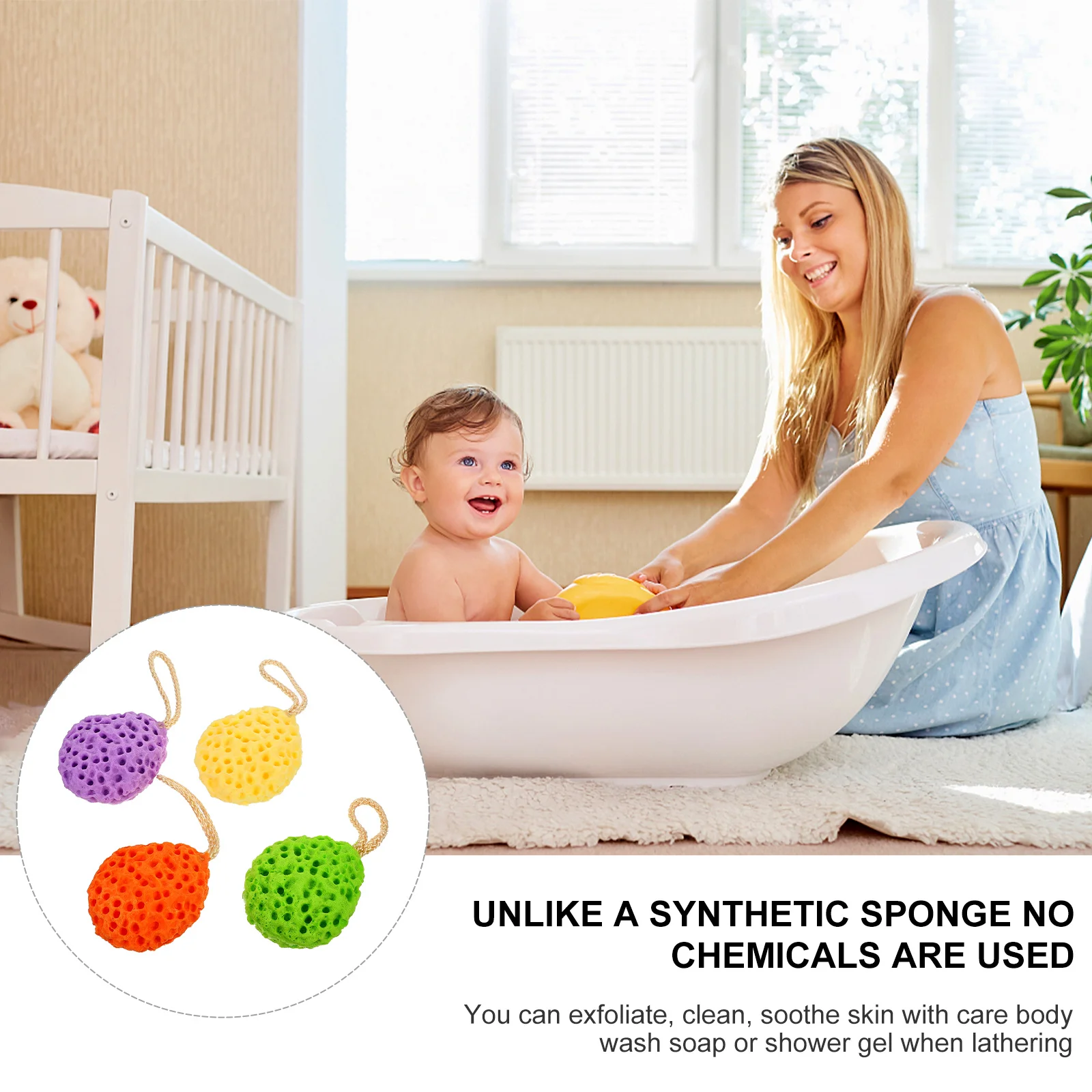 

4pcs Water Drop Shape Honeycomb Bath Sponge Body Exfoliating Scrubber For Adult Baby Shower Cleaning Tool Reusable Sensitive