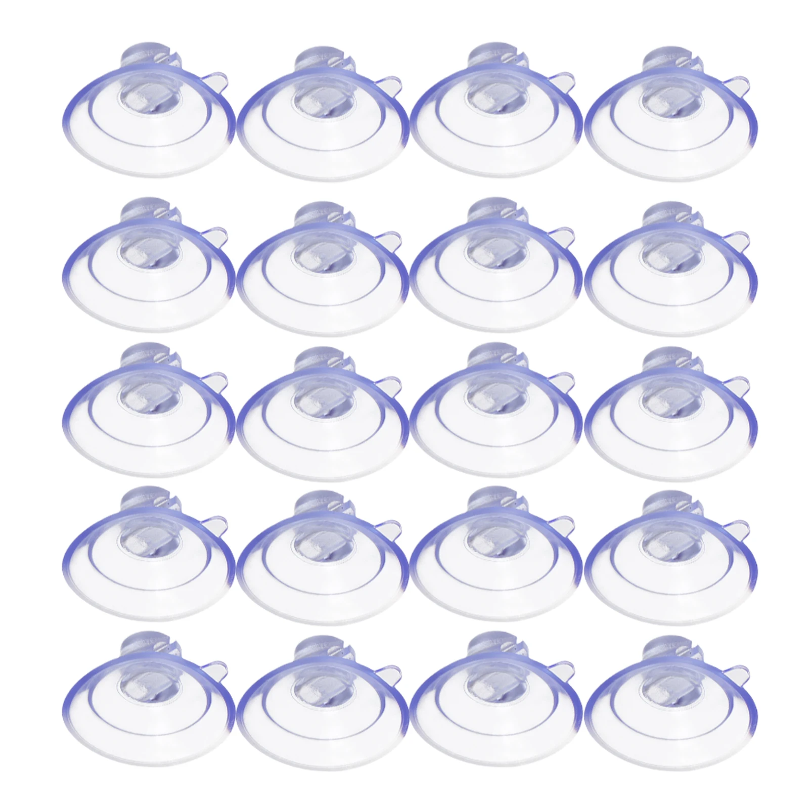 

30 Pcs Suction Cup Hooks Clips Mini Light Transparent Outdoor Shower Cable Management Fairy Light Holder Strong Suction