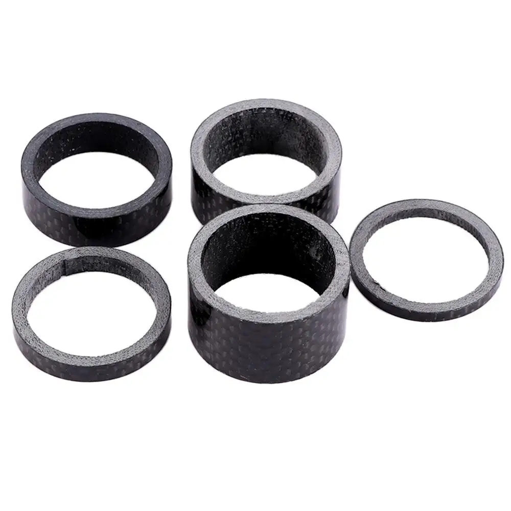 

Bike Stem Bike Accessories Handle Bar Carbon Fiber Bicycle Headset Front fork Washer Spacer Spacing Pad Headset ring