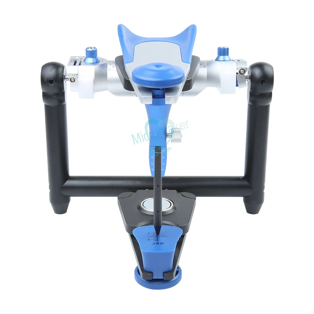 Dental Gilbach Articulator Fully Adjustable Face Bow Model Accurate Scale Plaster Model Work Dentist Equipment