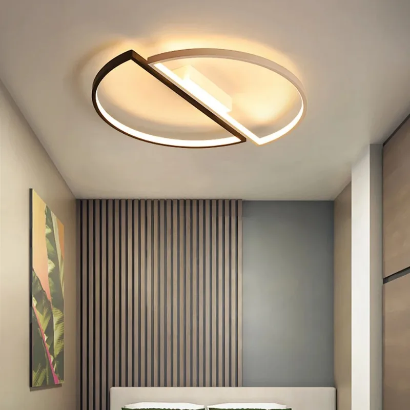 Modern Minimalist LED Ceiling Light Chandelier 42W 52W for Living Room Dining Room Kitchen Bedroom Balcony Aisle Home Decor 2026
