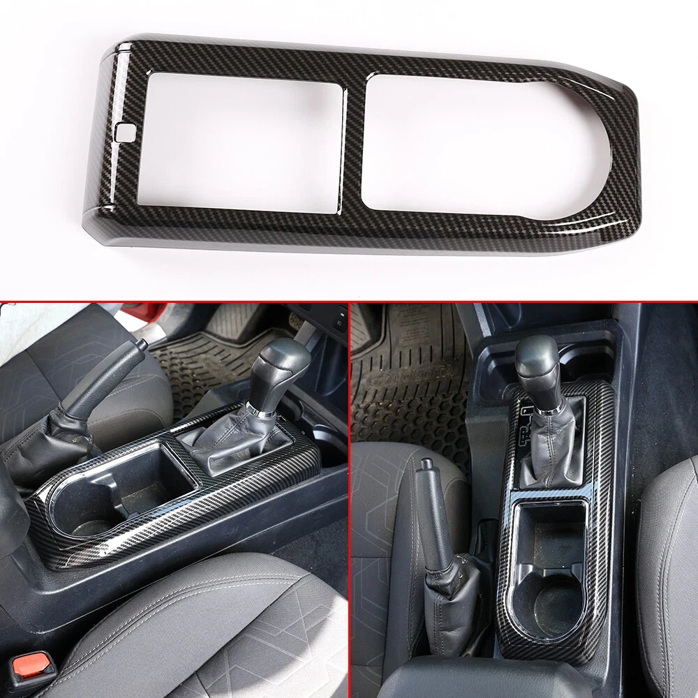 ABS Plastic Shift Panel Cover Mimicking Carbon Fiber Finish for Toyota For Tacoma 2016 2023 Interior Trim Enhancement