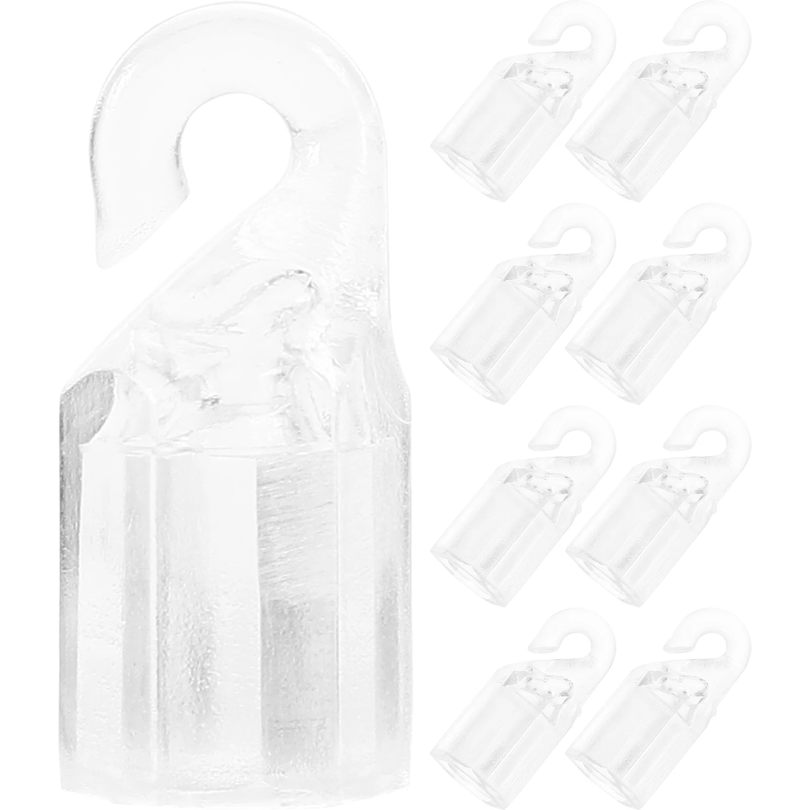 10Pcs POM Plastic Curtain Rod Hanger Blind Wand Hooks Repair Replacement Parts For Blinds Accessories Plastic Tilt Rod Hook
