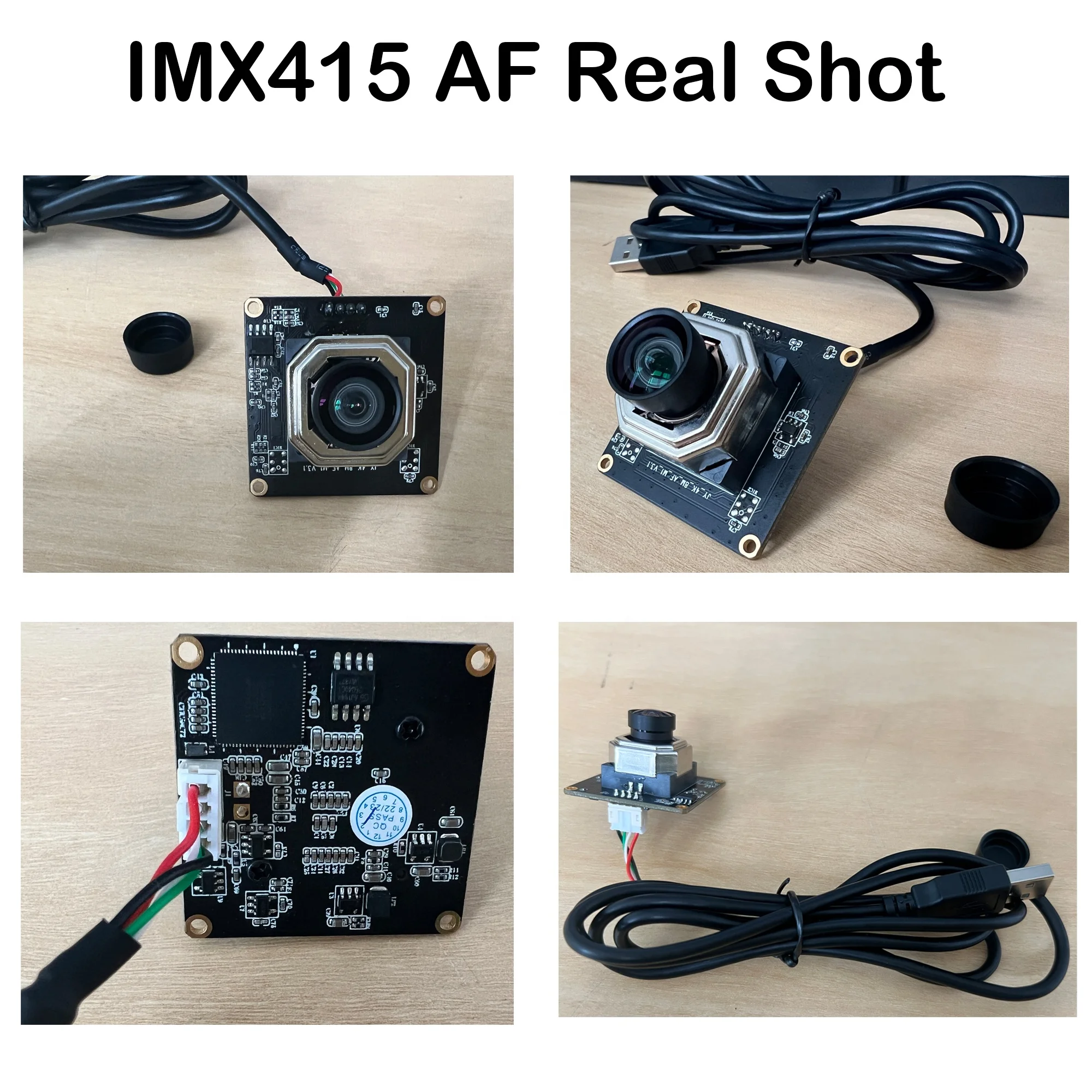 HZ OEM 8 Megapixel Autofocus OTG UVC IMX415 RGB Cmos Image Sensor Camera Module 4K Wide Angle USB Modules for Windows Mac Linux