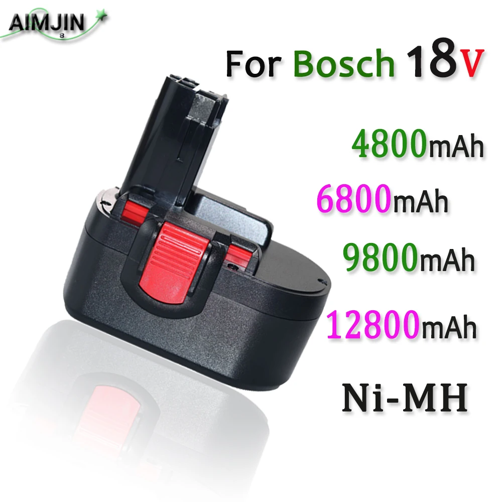 

For Bosch 18V 4800/6800/9800/12800mAh Ni-MH Rechargeable Battery，Cordless Power Tools