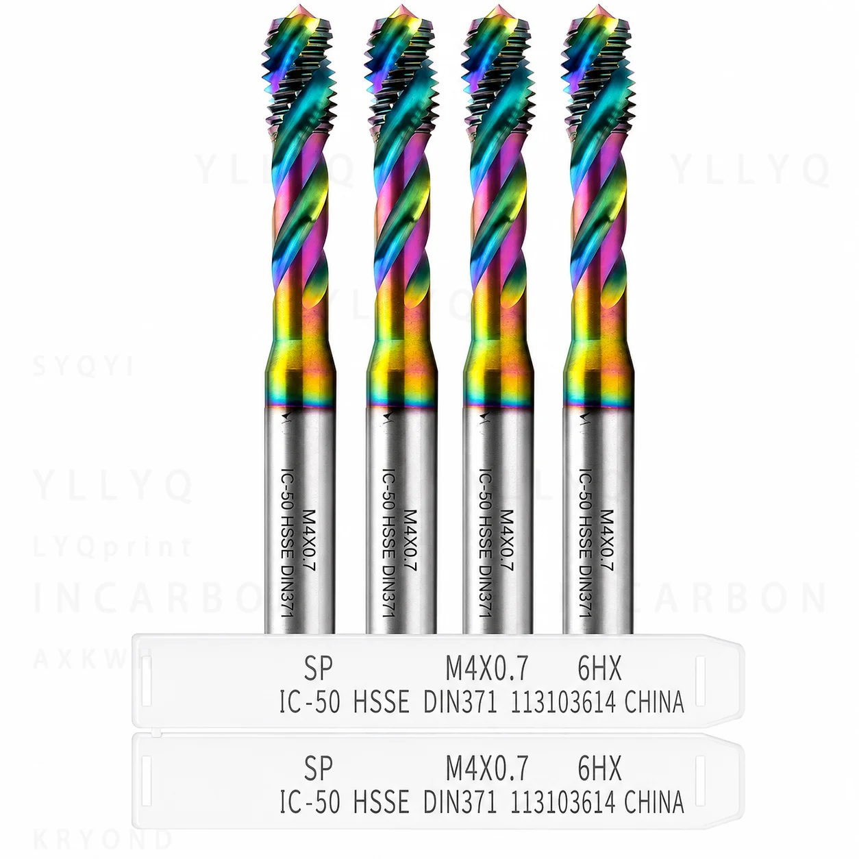 HSSE-M35 DIN371/376 Spiral Flute Machine Tap M2/M2.5/M3/M4/M5/M6/M8/M10/M12/M14/M16 Thread Tapping Tool
