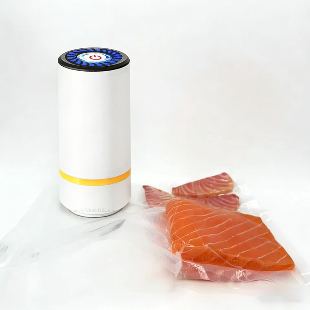 

Электрический вакуумный насос для запайки, портативный воздушный насос для свежих продуктов питания, USB перезаряжаемый вакуумный насос для запайки, вакуумная компрессионная машина