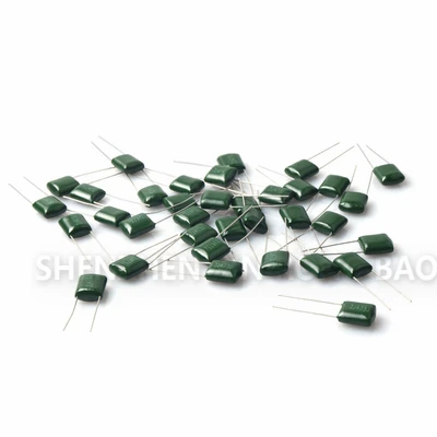 50pcs Polyester film capacitor 100V 1nF 1.5nF 2.2nF 100nF 2A471J 2A102J 2A152J 2A222J 2A392J 2A332J 2A472J 2A103J 2A473J 2A1