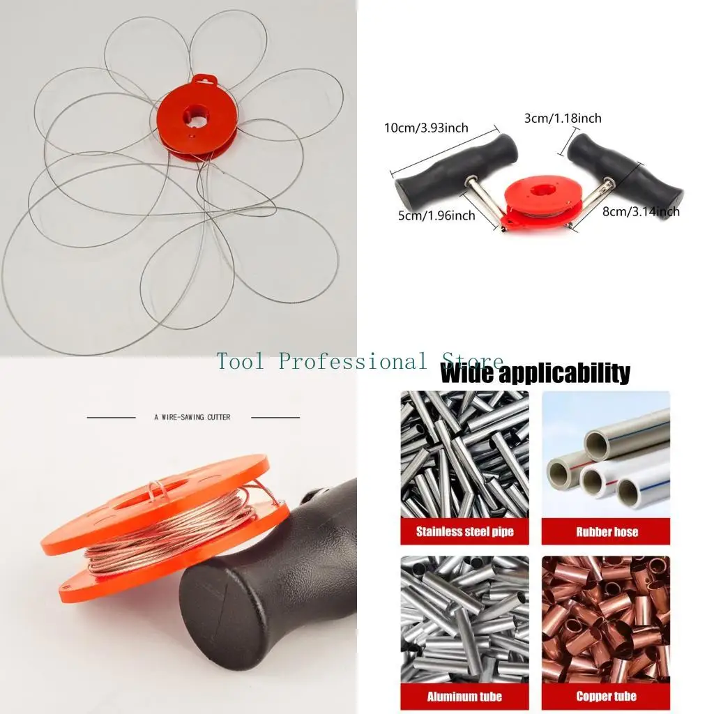 57QF Wire Cutter Tool With Ergonomic Rubber Handle For Home Repair Outdoors Adventure