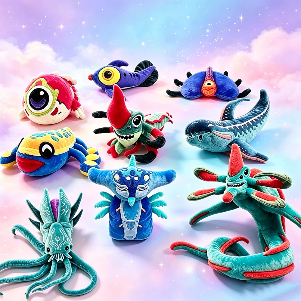 2026Hot Anime Subnautica Plush Subnautica 2 Oculus Sea Creature Plush Game Peripheral Death Leviathan Plushie Doll Toy Fans Gift