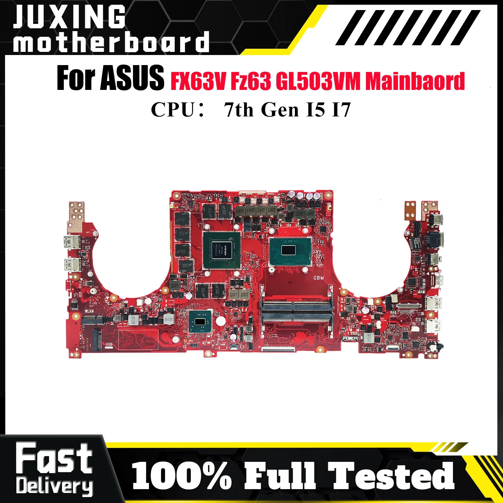 

Материнская плата для ноутбука GL503VS для ASUS ROG Strix FX63V Fz63v GL503V GL503VM, материнская плата для ноутбука с процессором I5 I7, 100% тестирование, ОК, быстрая доставка