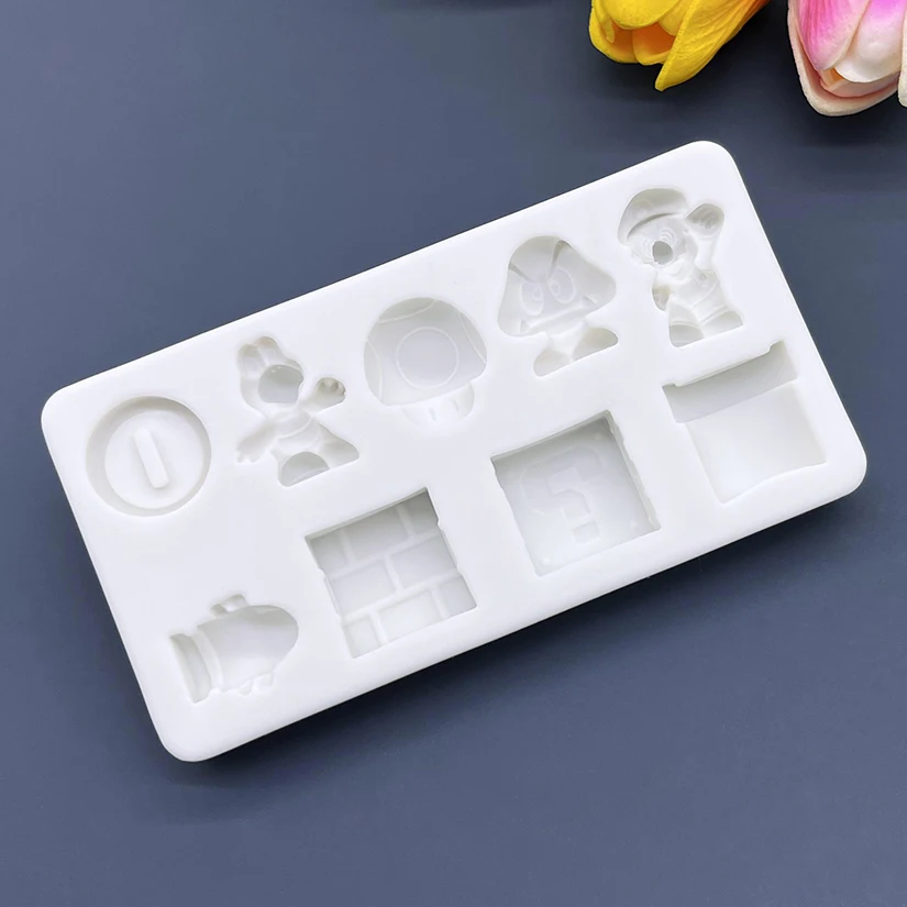 Cartoon Silicone Cake Baking Mold Sugarcraft Chocolate Cupcake Resin Tools Fondant Decorating Tools