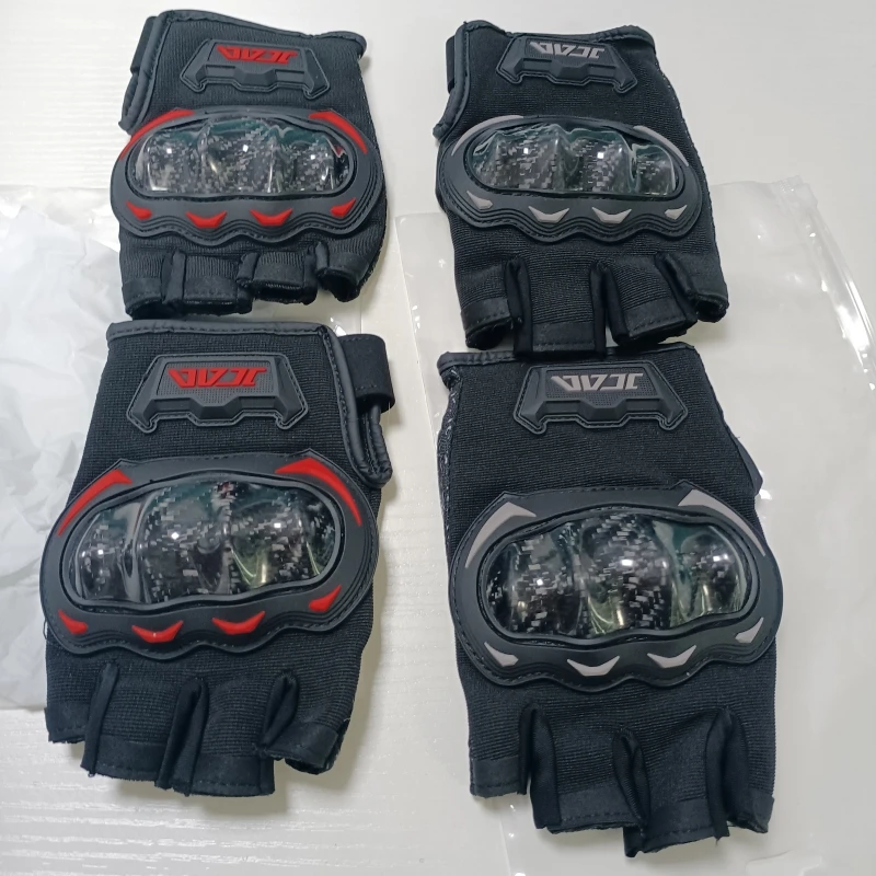 

Summer Half Finger Gloves Breathable and Durable Breathable and Durable Shell Riding Gloves Men Women Outdoor Motorcycle Gloves