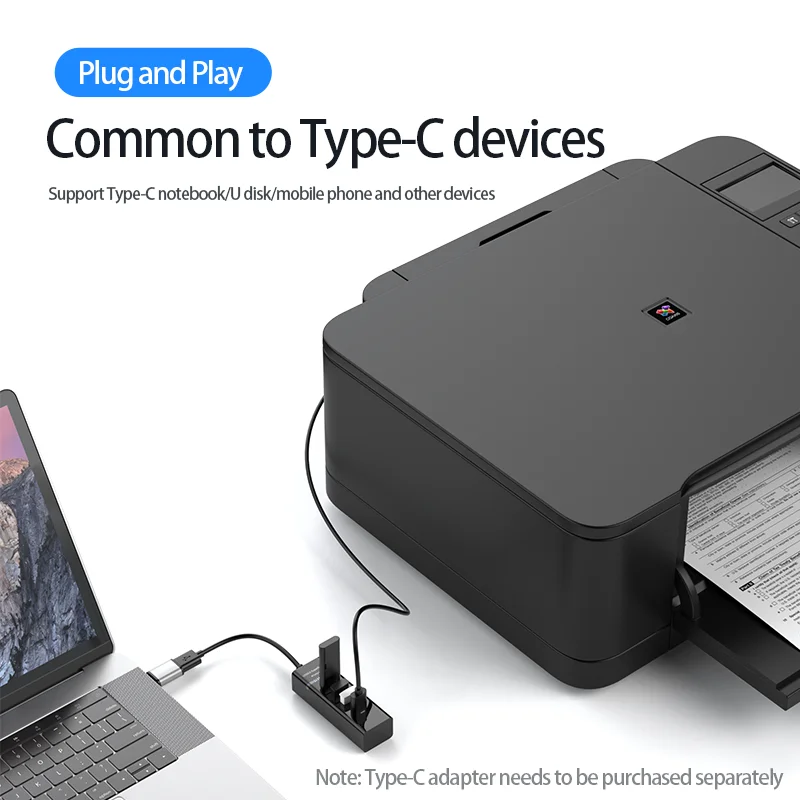 Usb3.0 Hub 4-Port عالية السرعة USB الخائن ل محركات الأقراص الصلبة محرك فلاش USB لوحة مفاتيح وماوس تمديد محول Usb Hub اكسسوارات الكمبيوتر