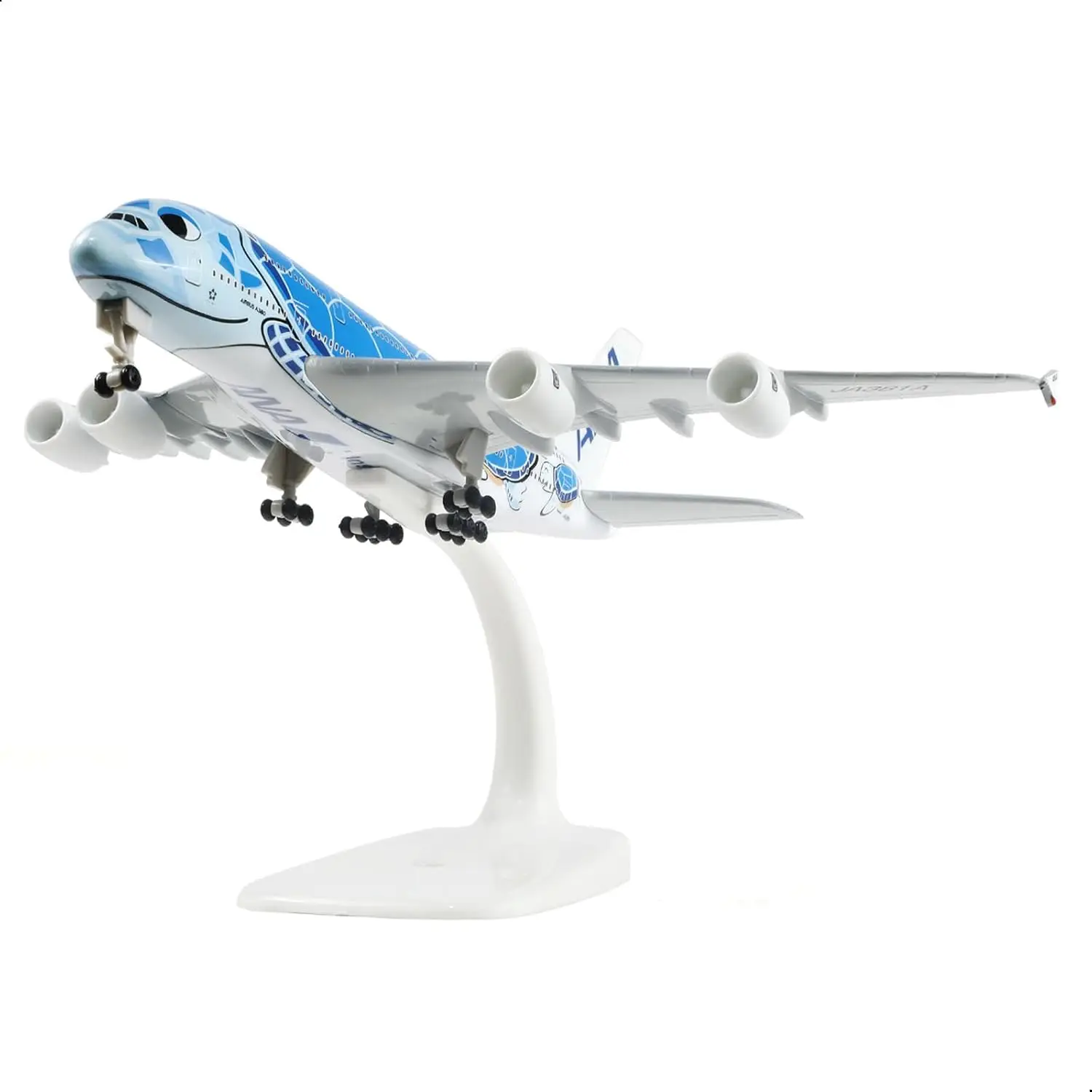 1/300 لـ ANA Blue Turtle A380 نموذج طائرة معدني مصبوب مع حامل عرض لهدايا الطائرات أو مجموعة AlloyAircraft