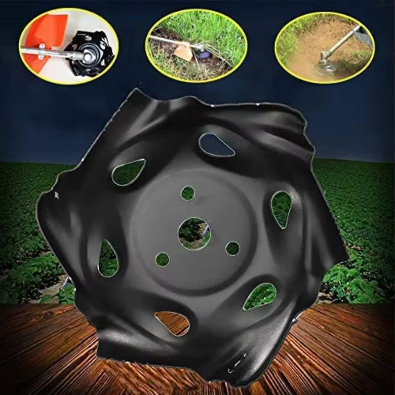LUSQI 5Pcs Lawn Mower Parts Universal Mower Dragon Claw Disk Weed Whacker Blade Root Removal Farm Machinery Accessories