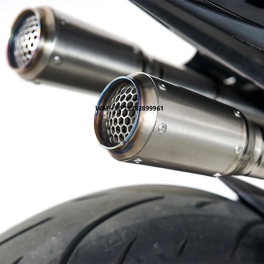 

For CF moto 750SR Full-Section Titanium Alloy High-Level Dual Exhaust