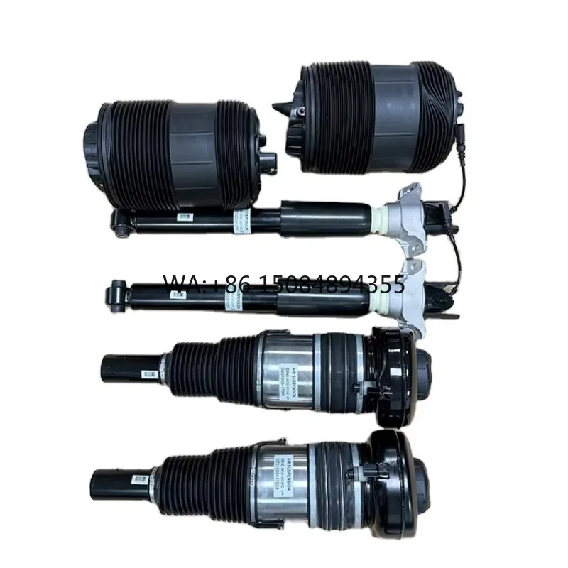 6PCS Front Rear Shock Absorber + Air Spring Bellow for Q74M Q8 Bentayga 18 24 4M0616040AC 4M0513021AC Long Service Life