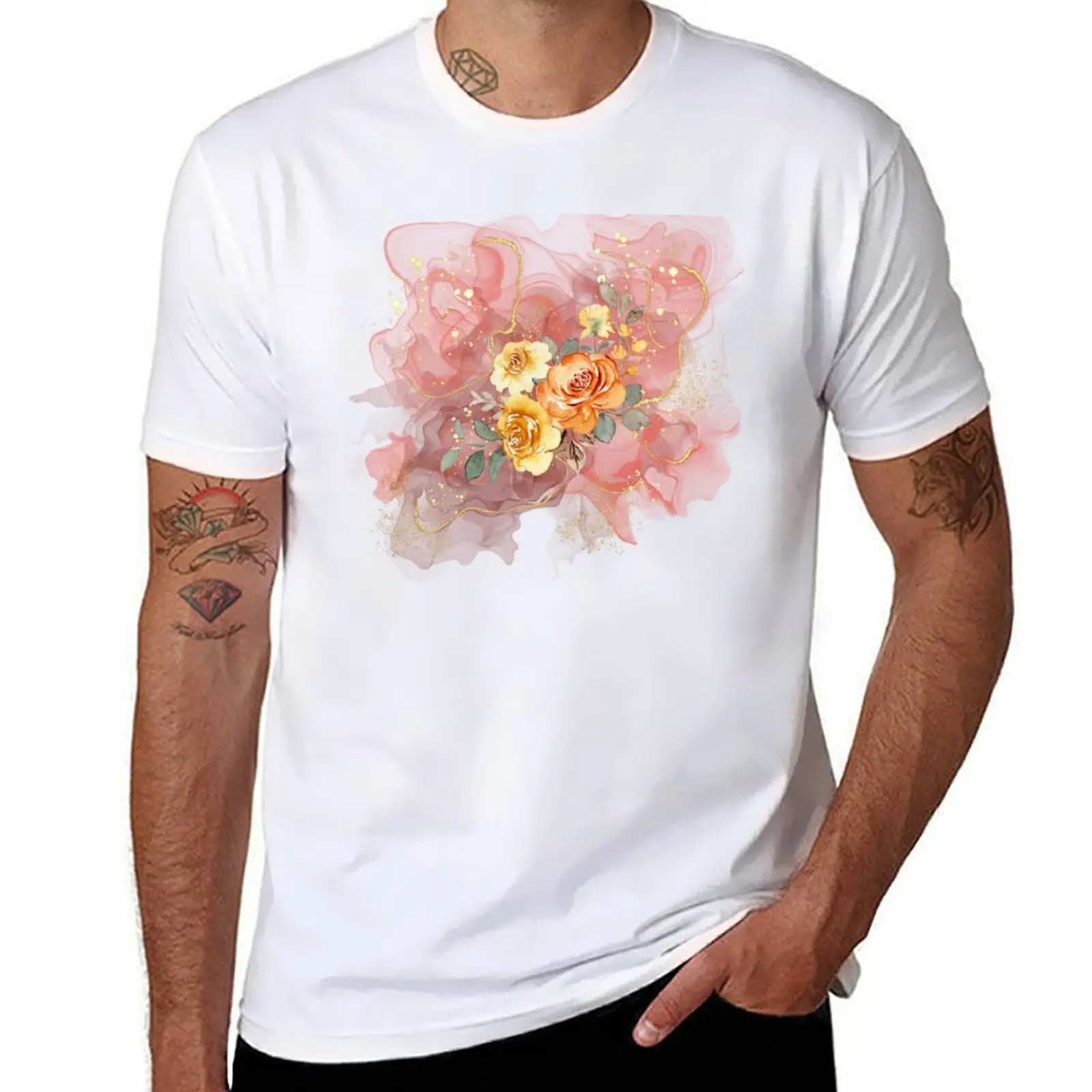 

Yellow Rose T-Shirt cotton t shirt man t shirt man designer T-Shirt